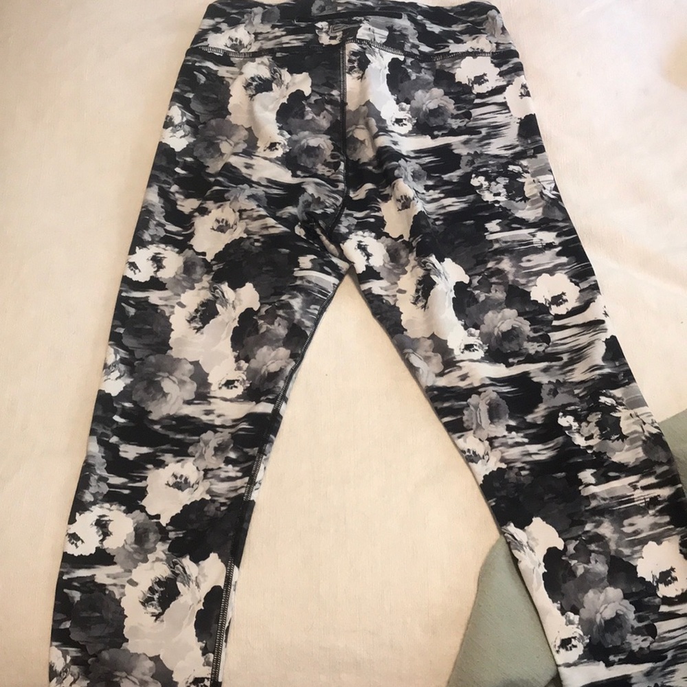 Express floral work out pants